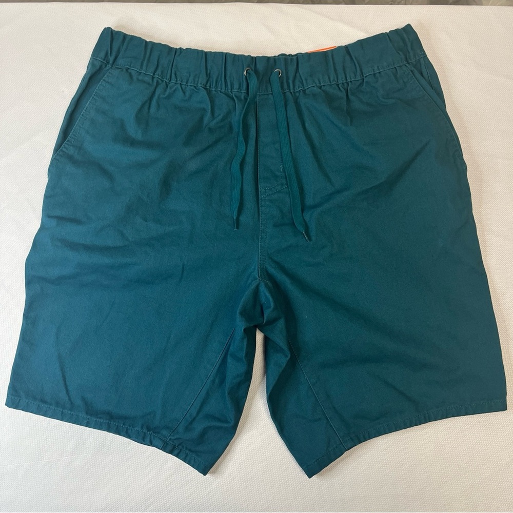 Men’s Amplify Jogger Shorts Size 36 Drawstring Sears NWT 100% Cotton Green